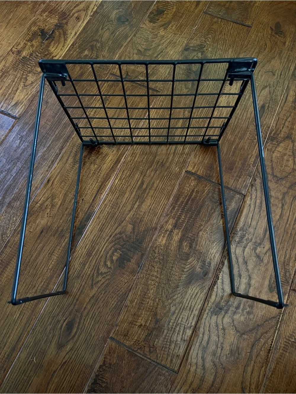 School Locker Shelf or Closet Organizer Collapsible Wire Shelf Organizer - Black